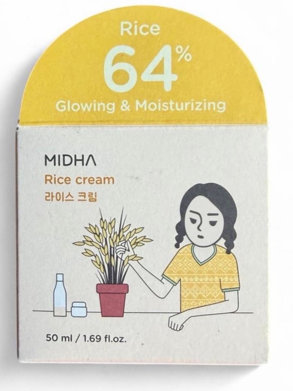 MIDHA Rice Cream Moisturizer Korean Skincare — Nourishing Face Cream